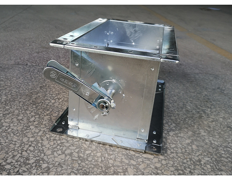 定制通风管道手动风量调节阀管道止逆阀烟道防火白铁皮止回风量阀