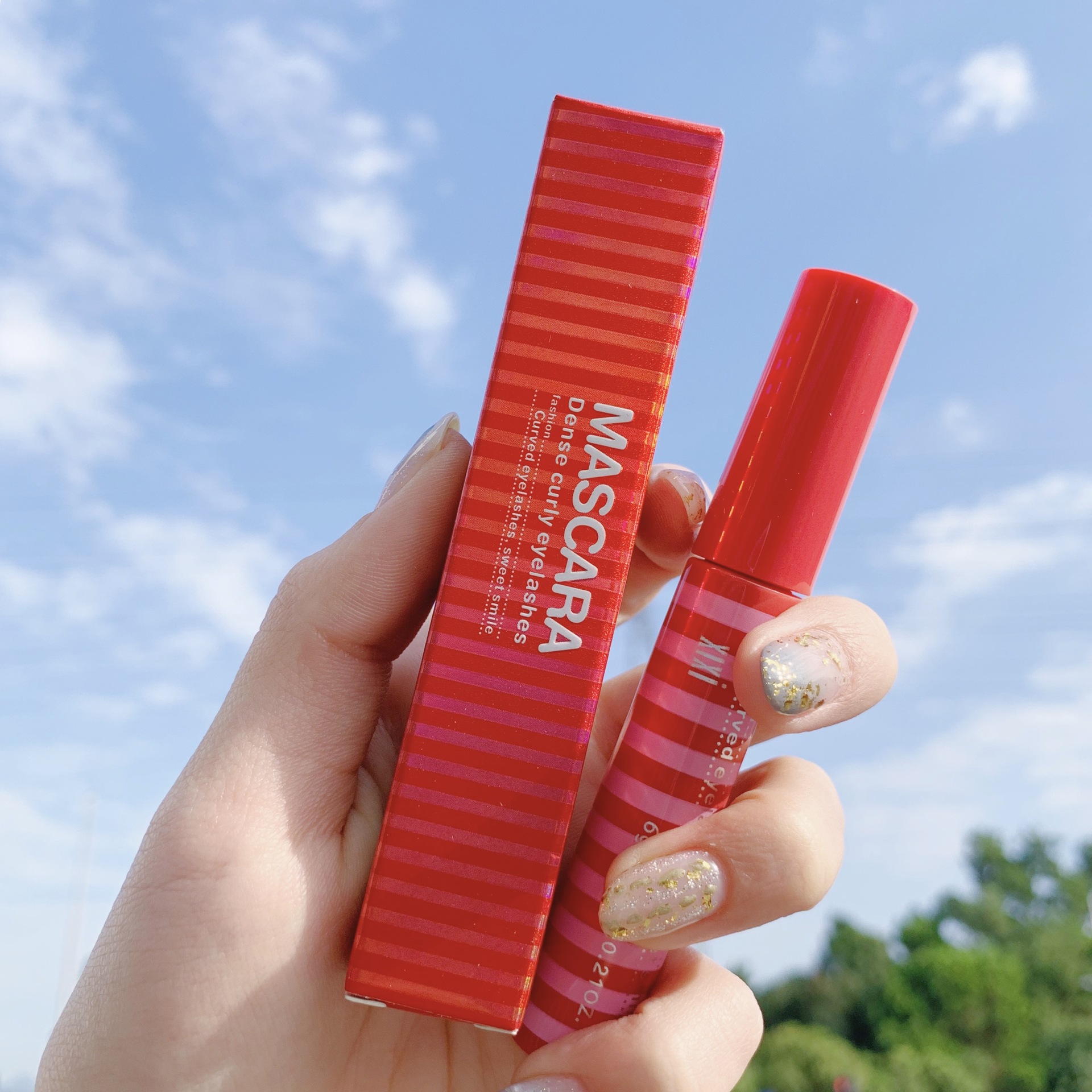 xixi魔束睫毛打底膏6g 定型卷翘纤长雨衣防水不晕染平价学生d-251