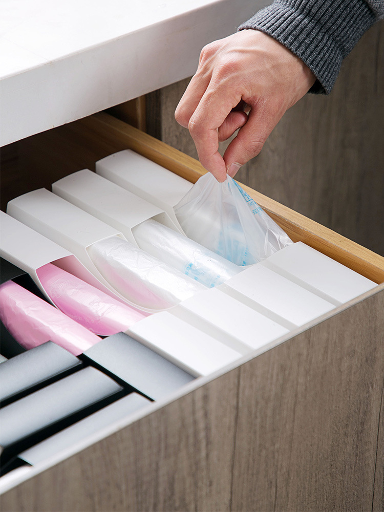 保鲜袋垃圾袋塑料袋收纳整理盒一次性手套网袋抽取式收纳