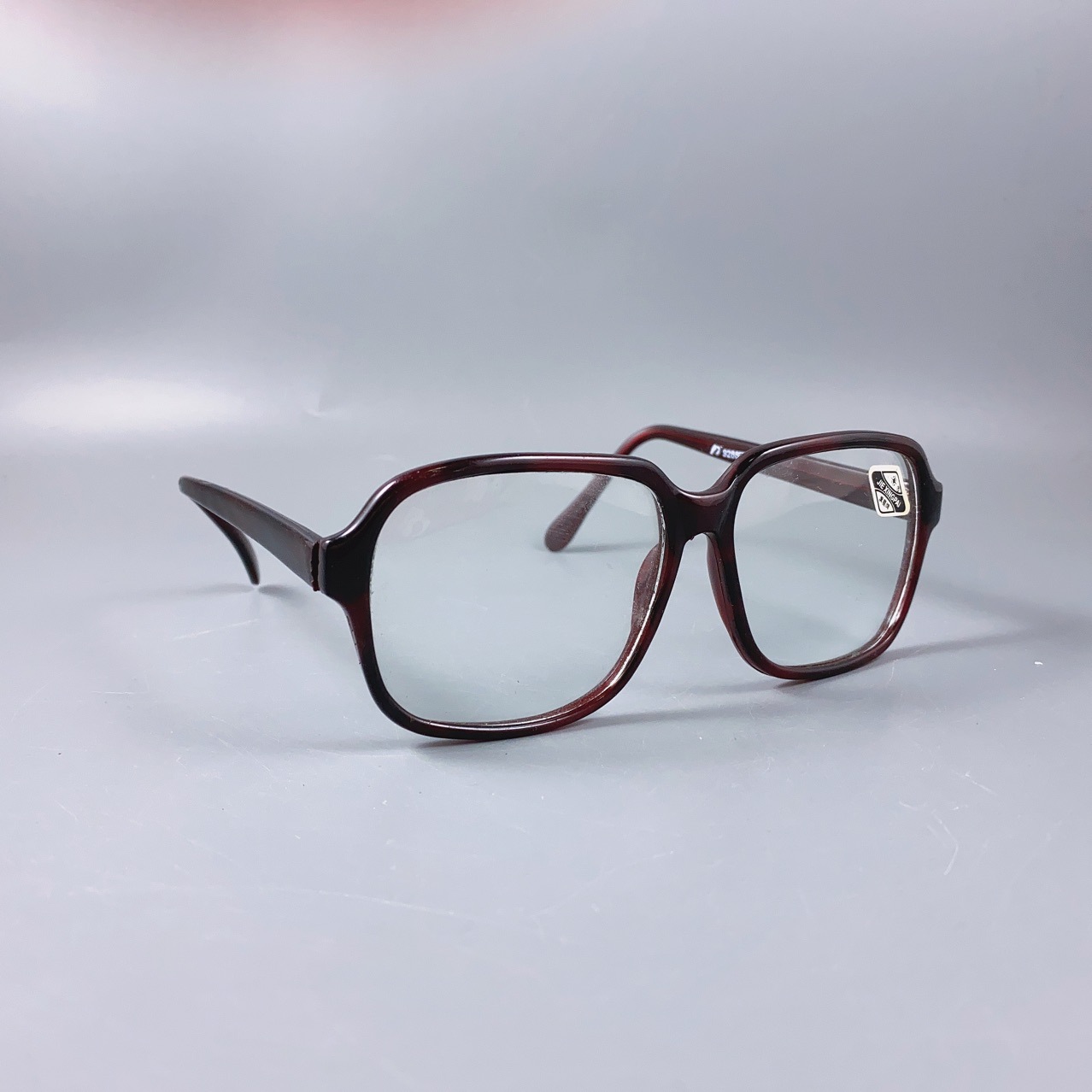 红花架大框平光眼镜玻璃镜片打磨防护镜护目镜