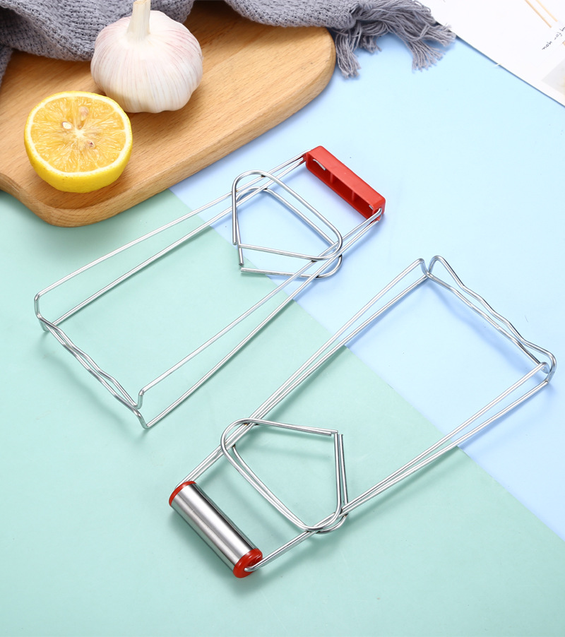 防烫夹提盘器 家用防烫夹 厨房小工具 不锈钢提盘夹取盘夹