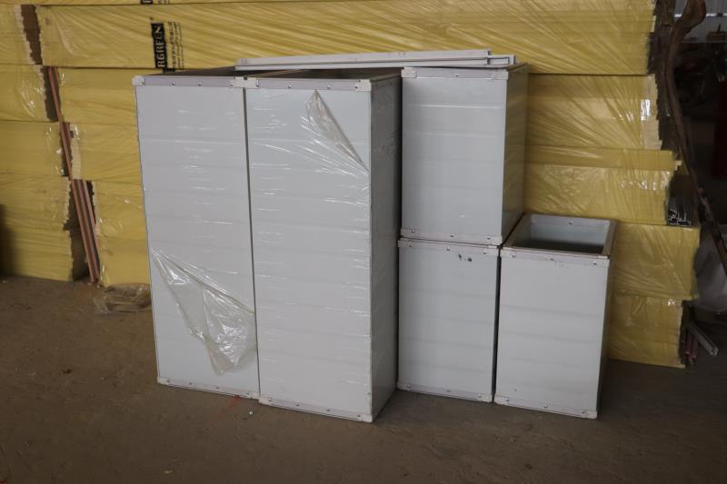 科瑞特生产双面彩钢玻纤复合风管彩钢板复合风管