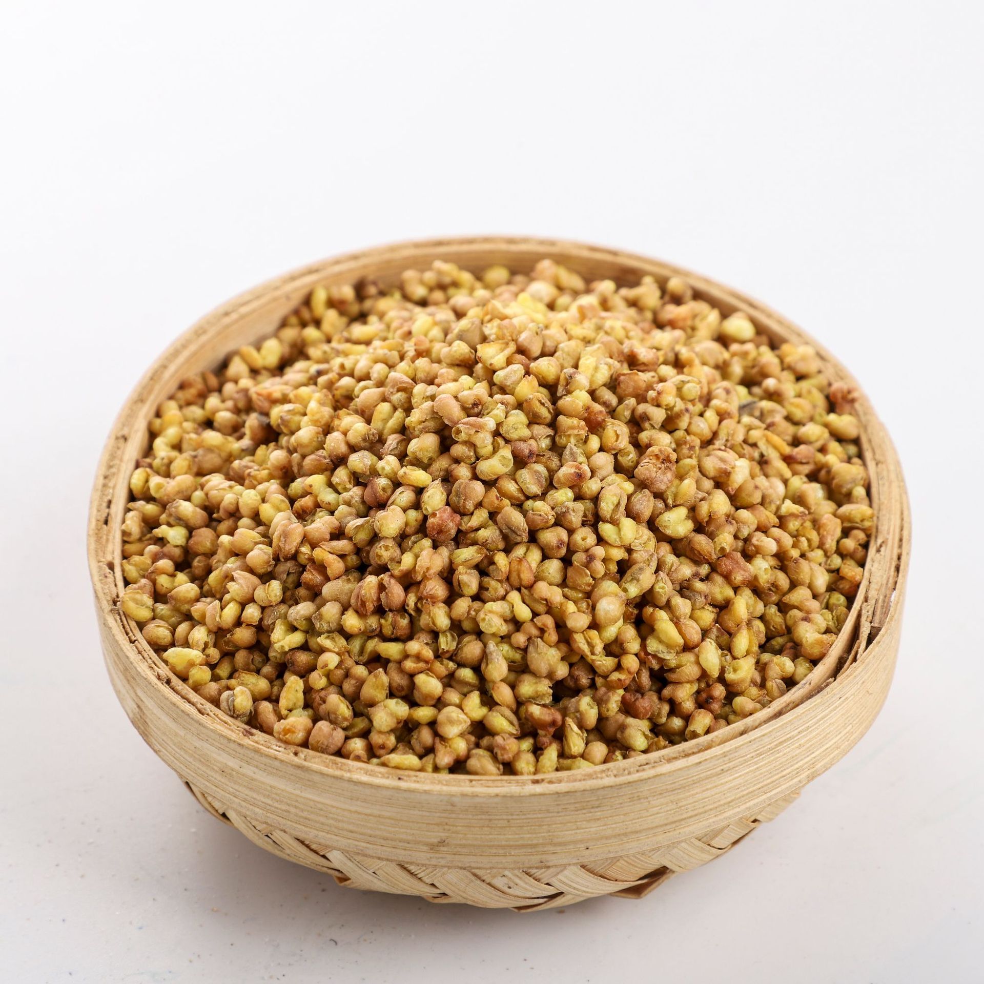 新货四川大凉山全胚芽大粒黄苦荞茶虫草珍珠粒苦荞米茶散装批发