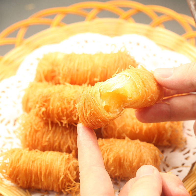 雨良金丝榴莲酥半成品点心油炸小吃烘培一口酥冷冻正宗餐厅下午茶