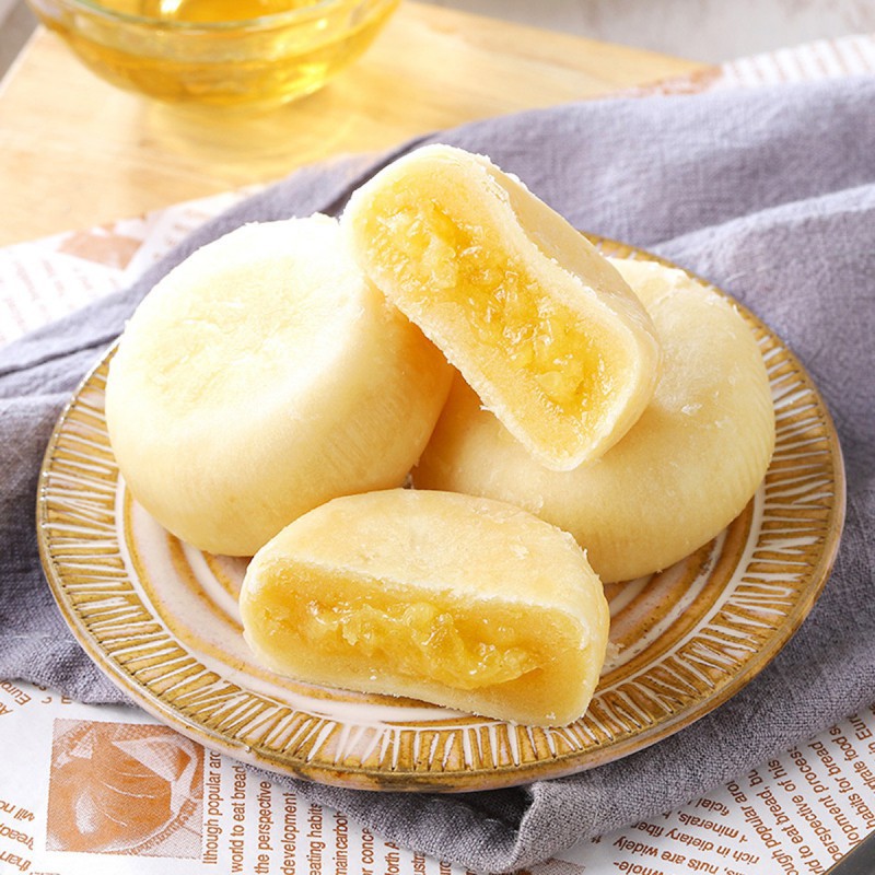 【24个装】爆浆流心榴莲饼礼盒装1000g 榴莲酥糕点小吃零食品