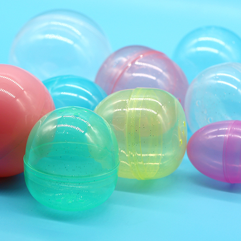 厂家现货现货45mm扭蛋壳扭蛋彩壳扭蛋礼品球壳扭蛋壳源头供应批发