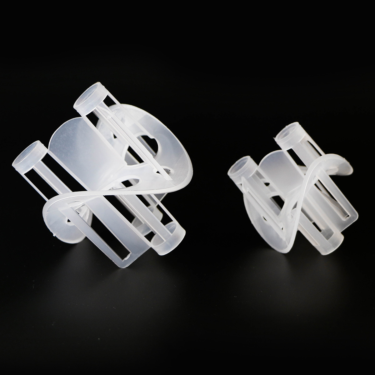 艾特塑料海尔环填料烟尘废气皇冠型拉西环填料pp海尔环填料