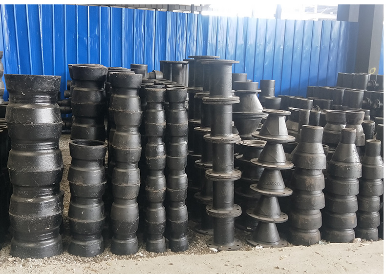 球墨铸铁管件盘承短管盘插短管双承短管直通11.25°承插弯头