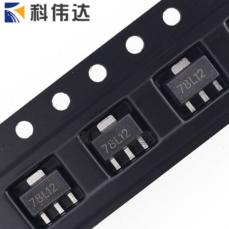 厂家直销 贴片三极管 ws78l12 78l12 sot-89 cj78l12 三端稳压管