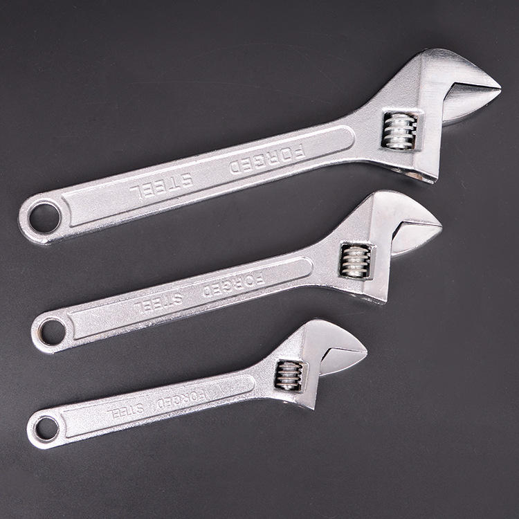 【大额批发】厂家直销 镀铬无牌活动扳手 五金工具 可订做贴牌