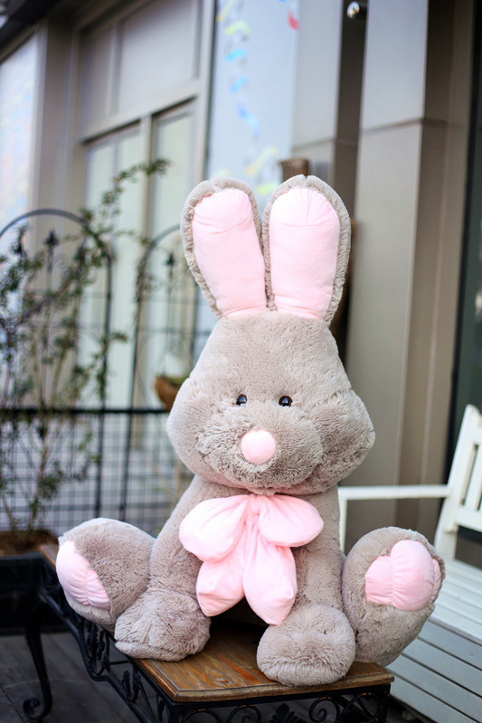 美国超大号邦尼大兔子长耳朵兔子毛绒玩具现货一件代发