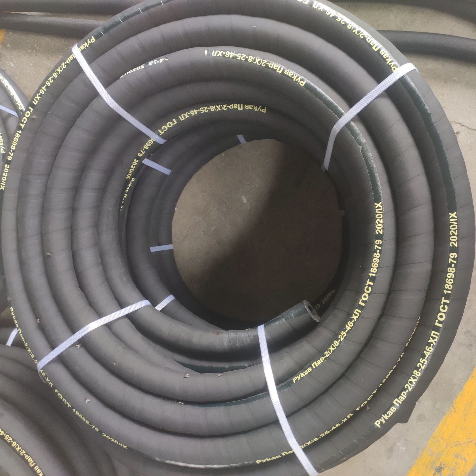 高压耐热压缩空气风炮胶管黑色耐磨喷砂泥浆泵夹布胶管