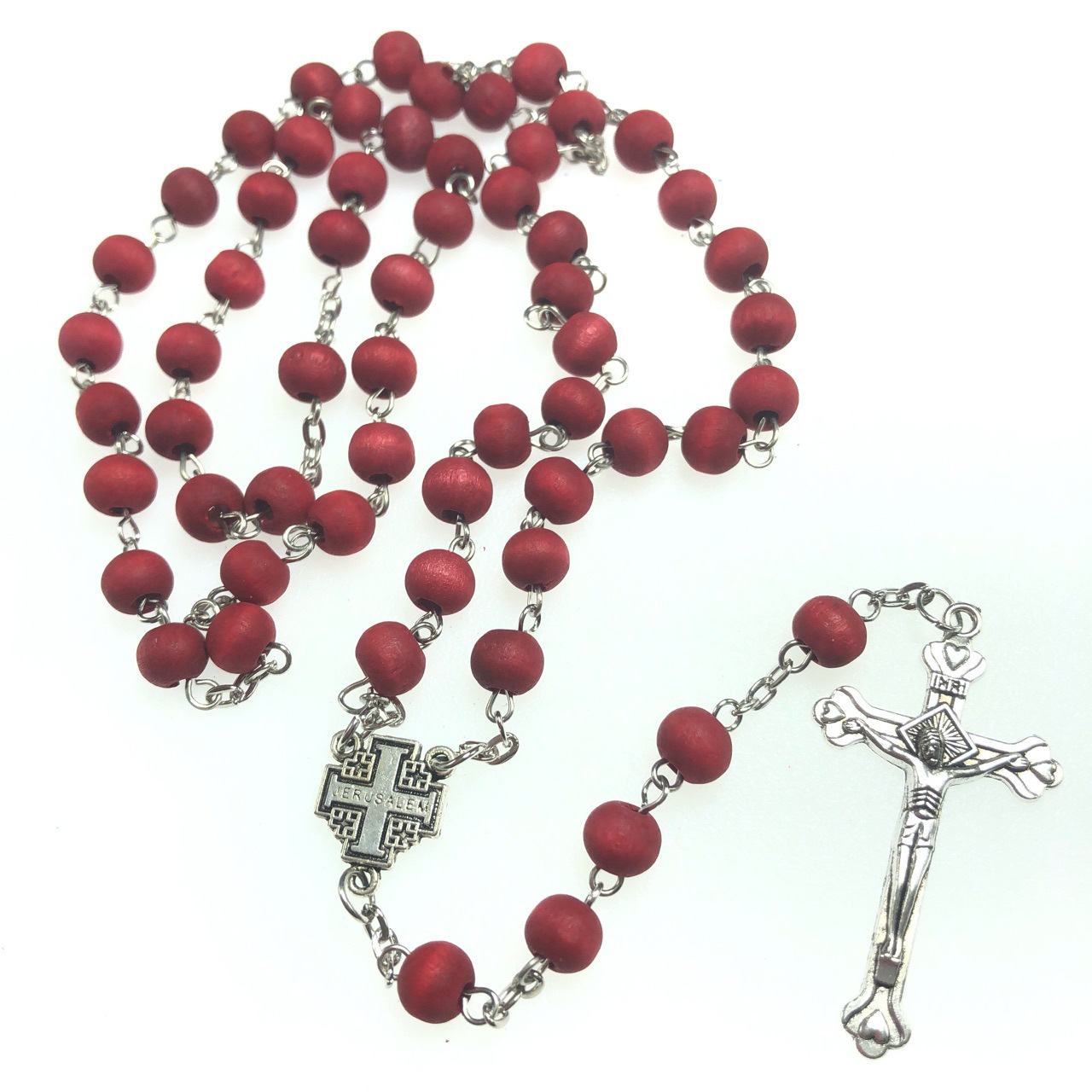 6x7mm东正教枫木珠念珠红色玫瑰味香念珠宗教项链-阿里巴巴