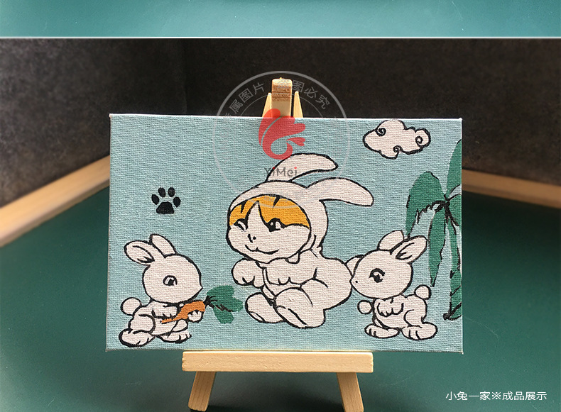 儿童小油画画板 学习彩绘数字油画 幼儿学生推荐使用儿童节日礼品