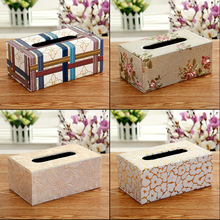 简约皮革纸巾盒客厅家用抽纸盒欧式创意餐巾纸盒纸抽盒车用纸巾盒