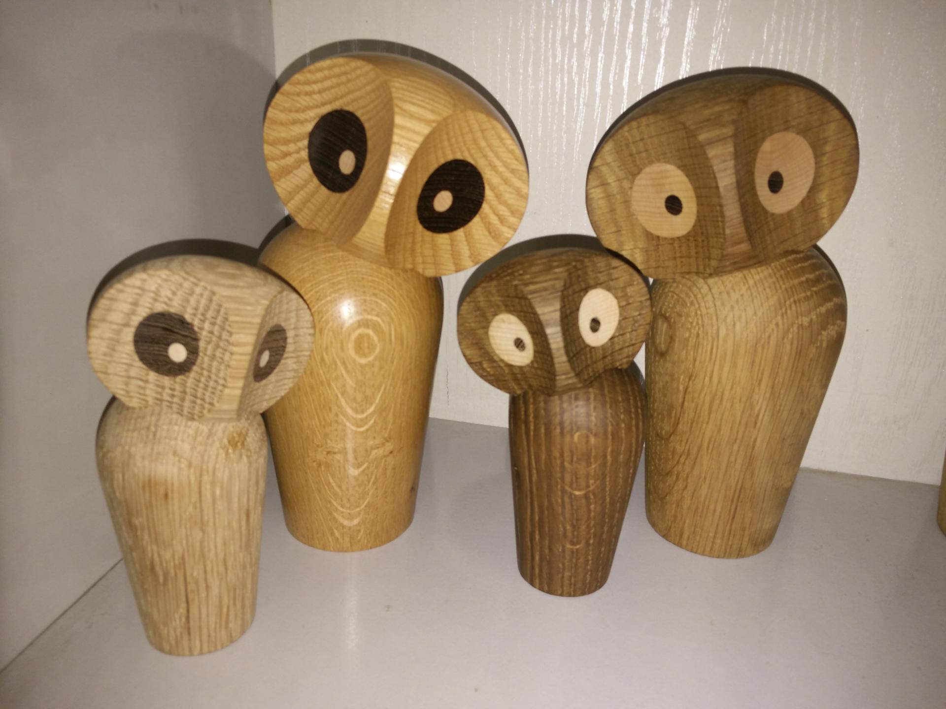 厂家直销北欧纯手工木质猫头鹰摆件家居装饰工艺品礼品木制品饰品