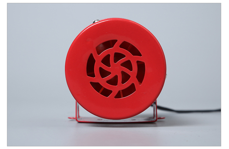 迷你蜂鸣报警器dc12v 红色风螺报警器dc24v ms-190报警器