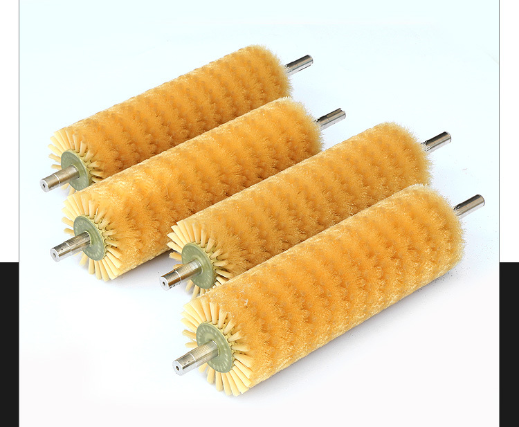 清洗机毛刷辊尼龙毛刷尼龙丝工业除尘清扫器毛刷辊工业清洗毛刷辊