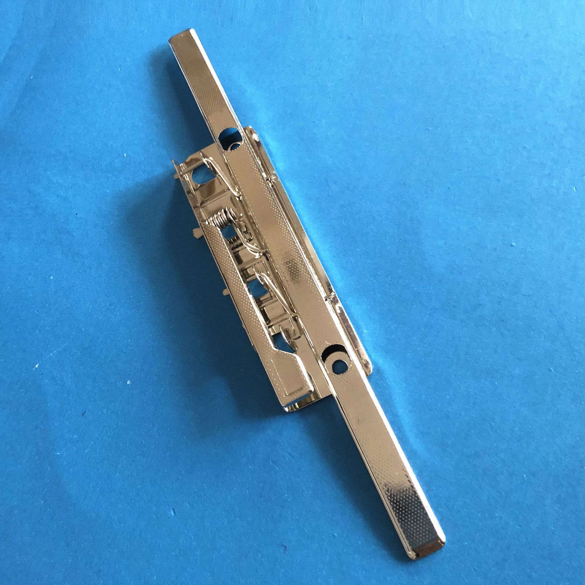 路思通五金 厂家批发 200mm点纹金属弹力夹八寸活页长尾夹手推夹