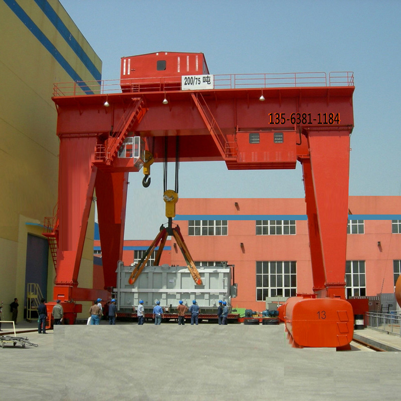 供应50吨mg双梁门式起重机大吨位 集装箱吊车双主梁龙门吊起重机