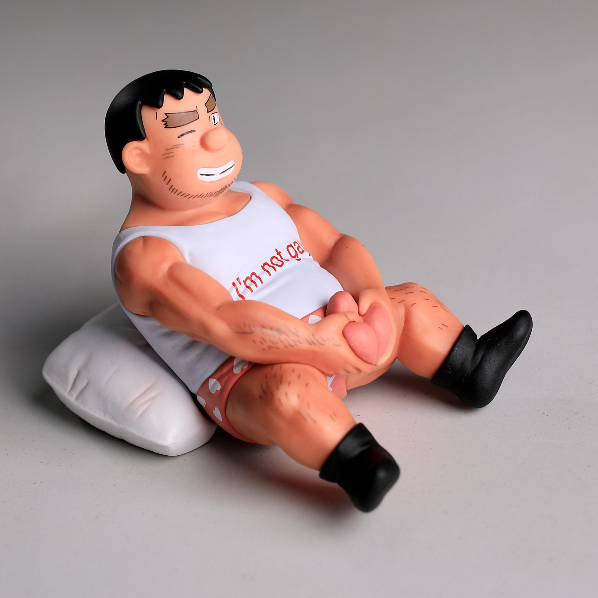 q版 毁童年原创系列公仔 樱木花道 流川枫 小新 胖虎手办公仔摆件