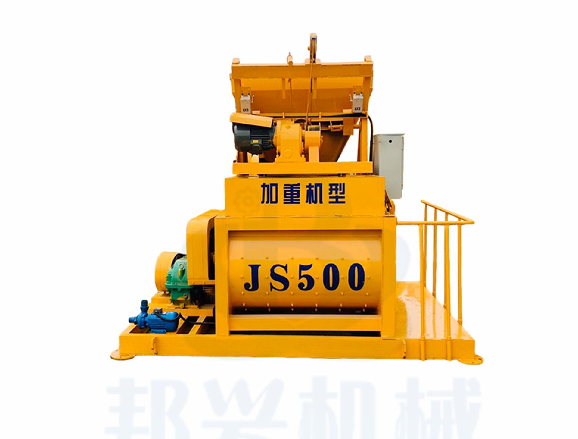 厂家直销 js500强制式混凝土搅拌机双卧轴高效率搅拌机小型搅拌站