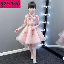 2020春夏新款儿童礼服公主裙儿童走秀钢琴演出服女童小主持人礼服