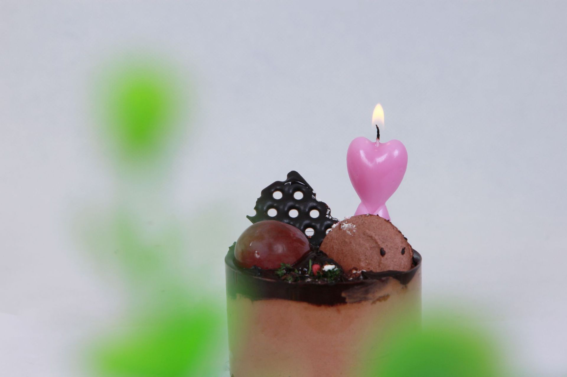 韩国ins生日蜡烛装饰情人节创意浪漫心形小蛋糕love蜡烛多彩新款