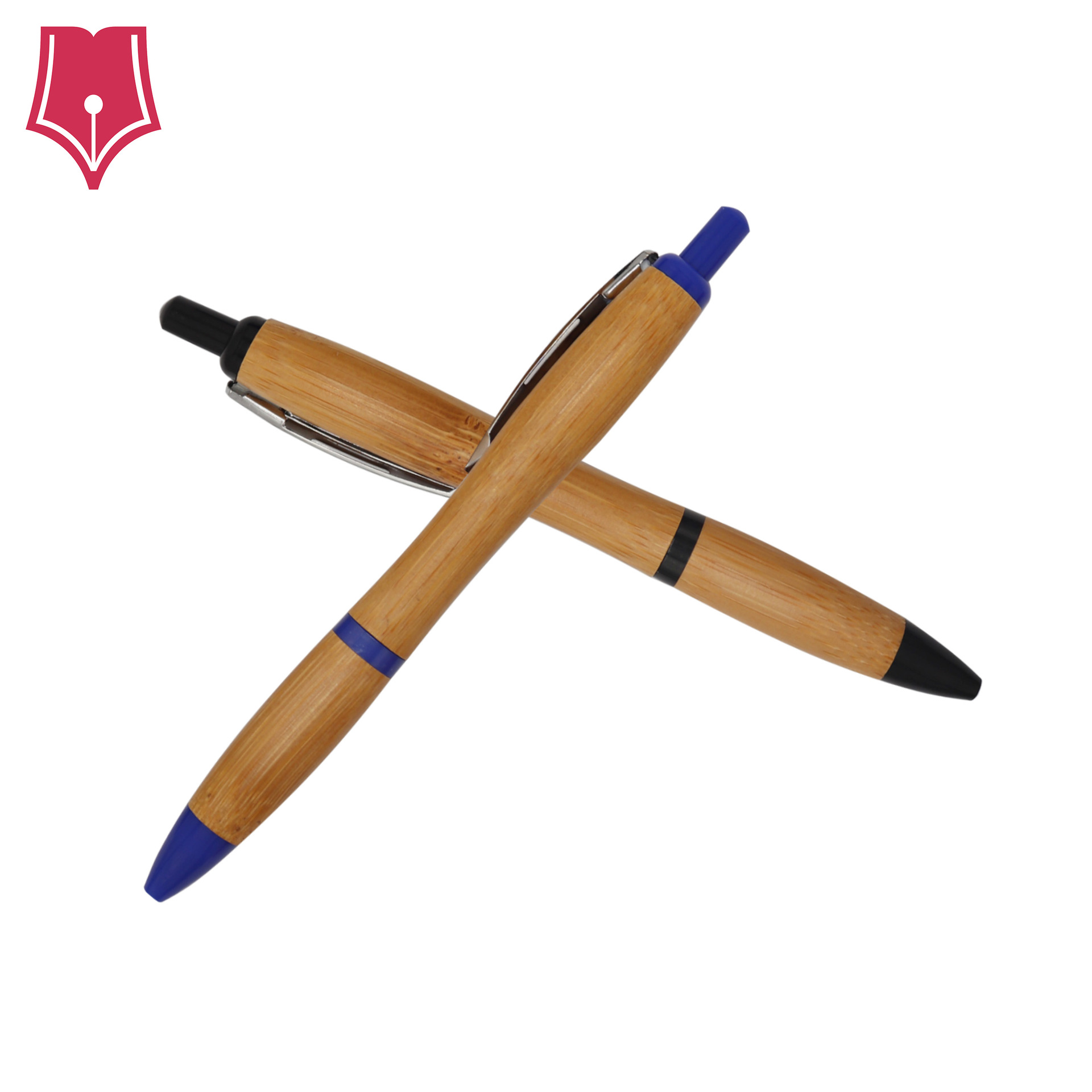 天然竹子电容圆珠笔 定制企业logo手机触屏笔 商务办公电容竹子笔