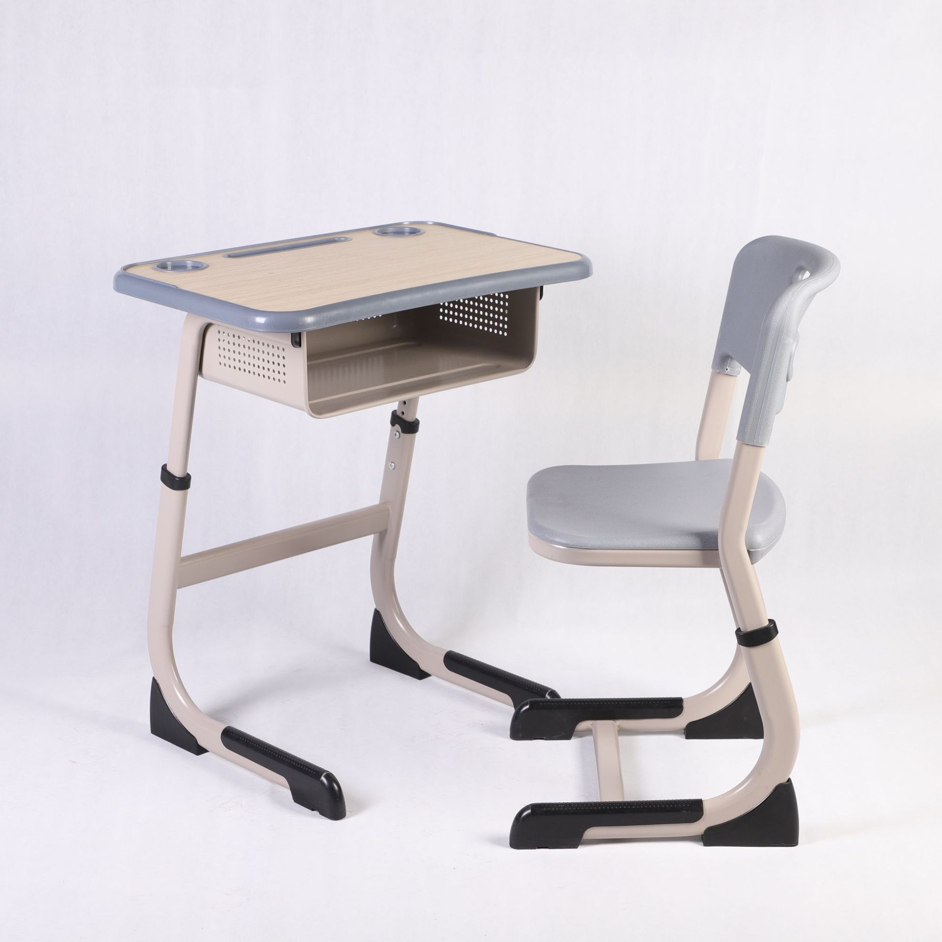 定制课桌椅c型 套管升降课桌 儿童桌椅中小学生培训辅导班课桌