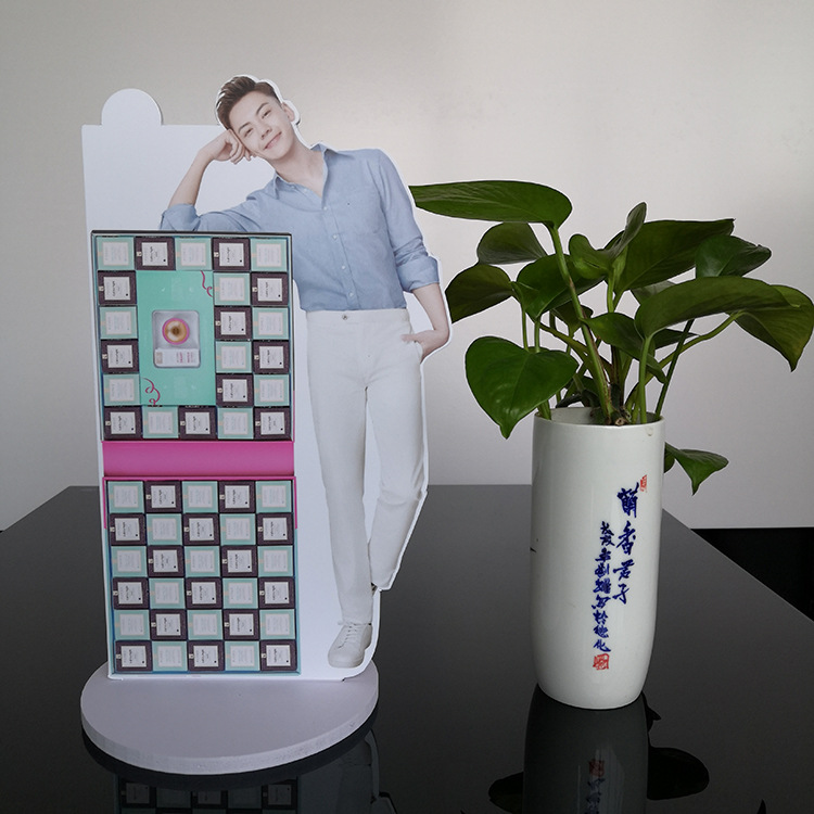 商场广告活动宣传人像小立牌明星卡通人形牌桌面摆件制作diy台卡