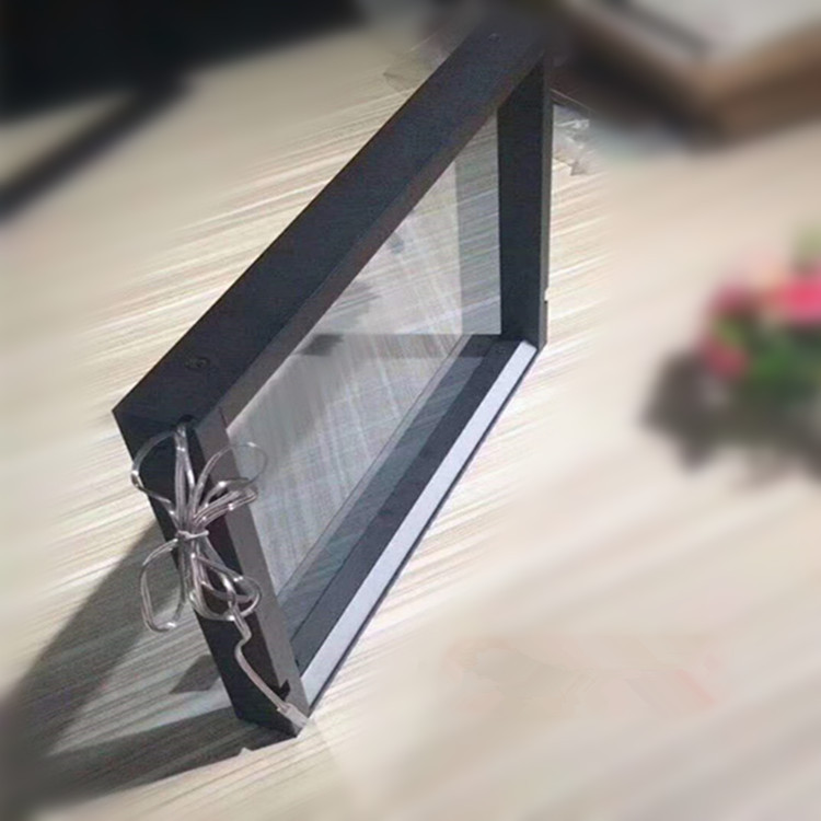 时下流行极简玻璃层板灯铝材,衣柜玻璃层板 带灯装饰柜层板