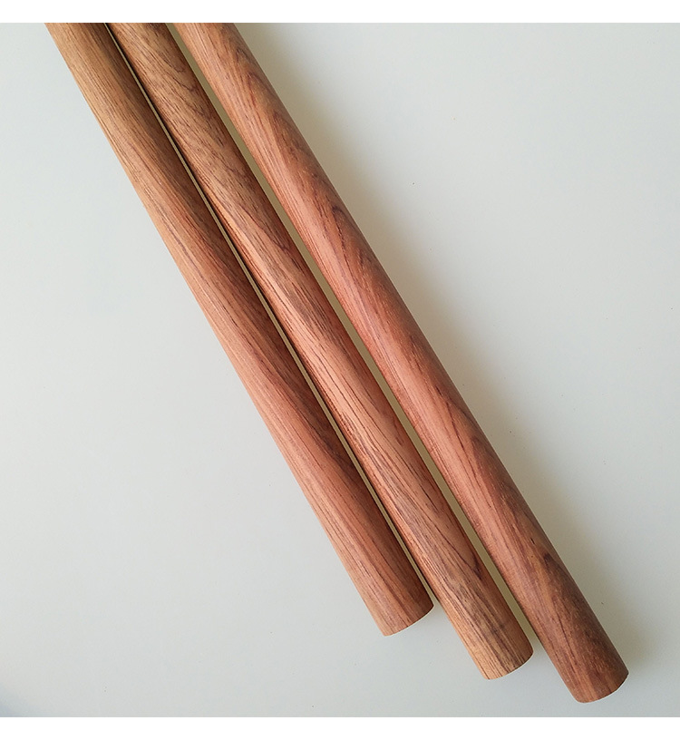 厂家批发巴西花梨木圆棒diy小木棒细木棍木条木杆工艺品加工定制