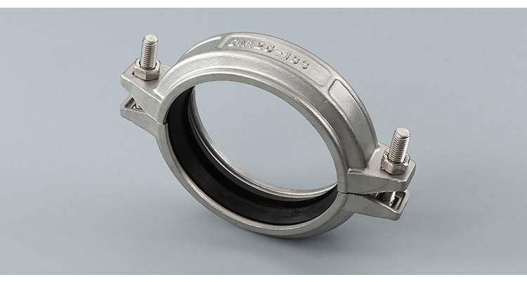 304不锈钢沟槽卡箍件|卫生级沟槽卡箍生产厂家|现货批发沟槽卡箍