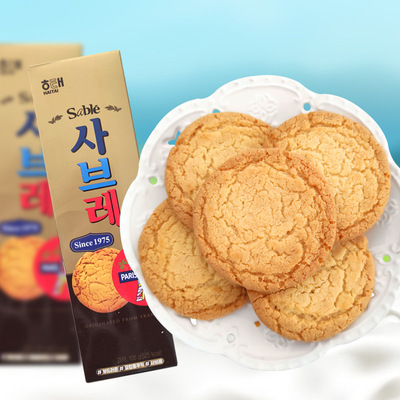 韩国进口零食 海太香甜酥饼干105g香酥浓郁曲奇饼干-阿里巴巴