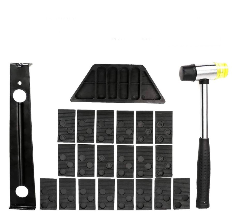 实木复合木地板安装工具强化地板 橡胶锤 回力钩 敲板 插片套件