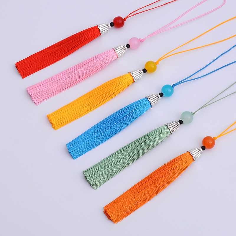 New Buddhist Flower Chinese Knot Tassel Pendant Clothing Clothing Metal Tassel Tassel Fan Bookmark Sachet Tassel