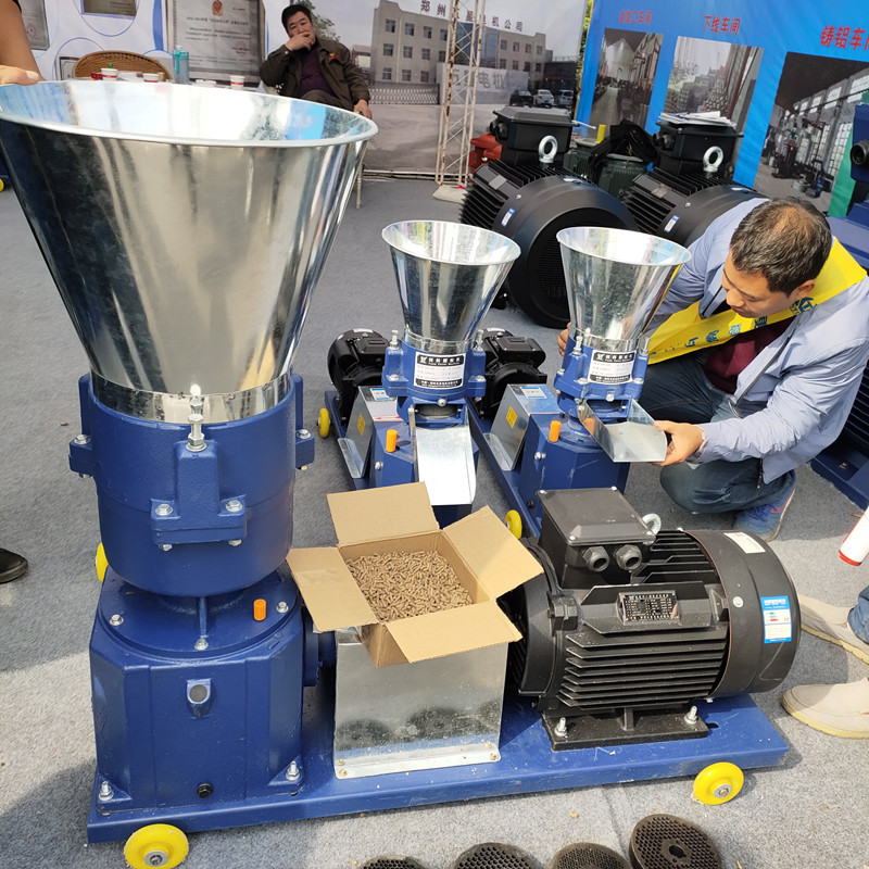 养殖饲料制粒机 羊饲料造粒机 玉米稻壳加工颗粒机器