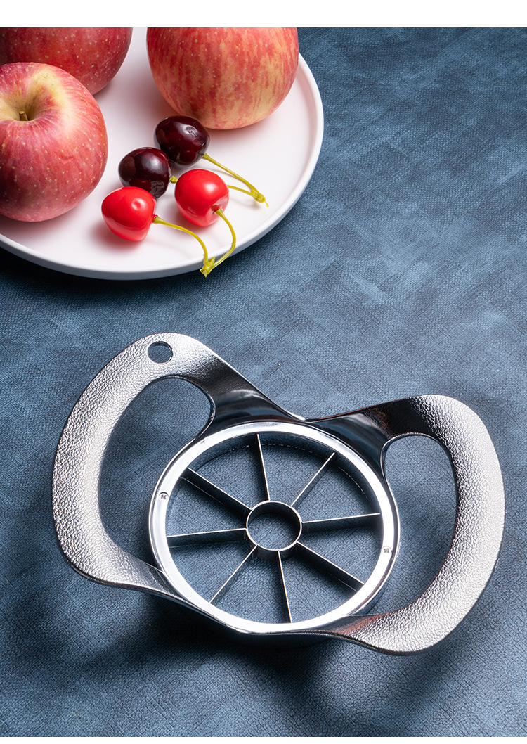 不锈钢锌合金苹果切水果切割器切片器创意厨房切果器大号分果切