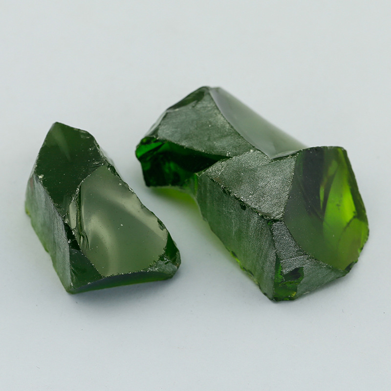 梧州人造宝石西陶 原石原料摆件装饰 宝石切割