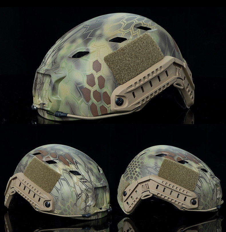 jjw 厂家直销迷彩战术头盔 fast简易版 野外演习 cs野战装备头盔