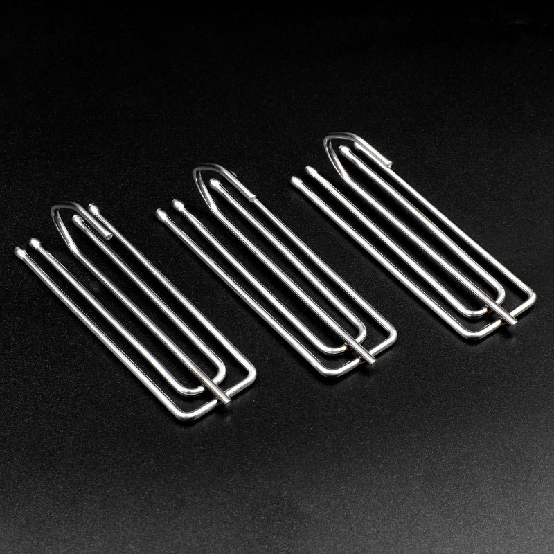 加粗不锈钢四爪钩窗帘布叉挂勾配件布带钩子四叉布钩轨道钩挂环钩