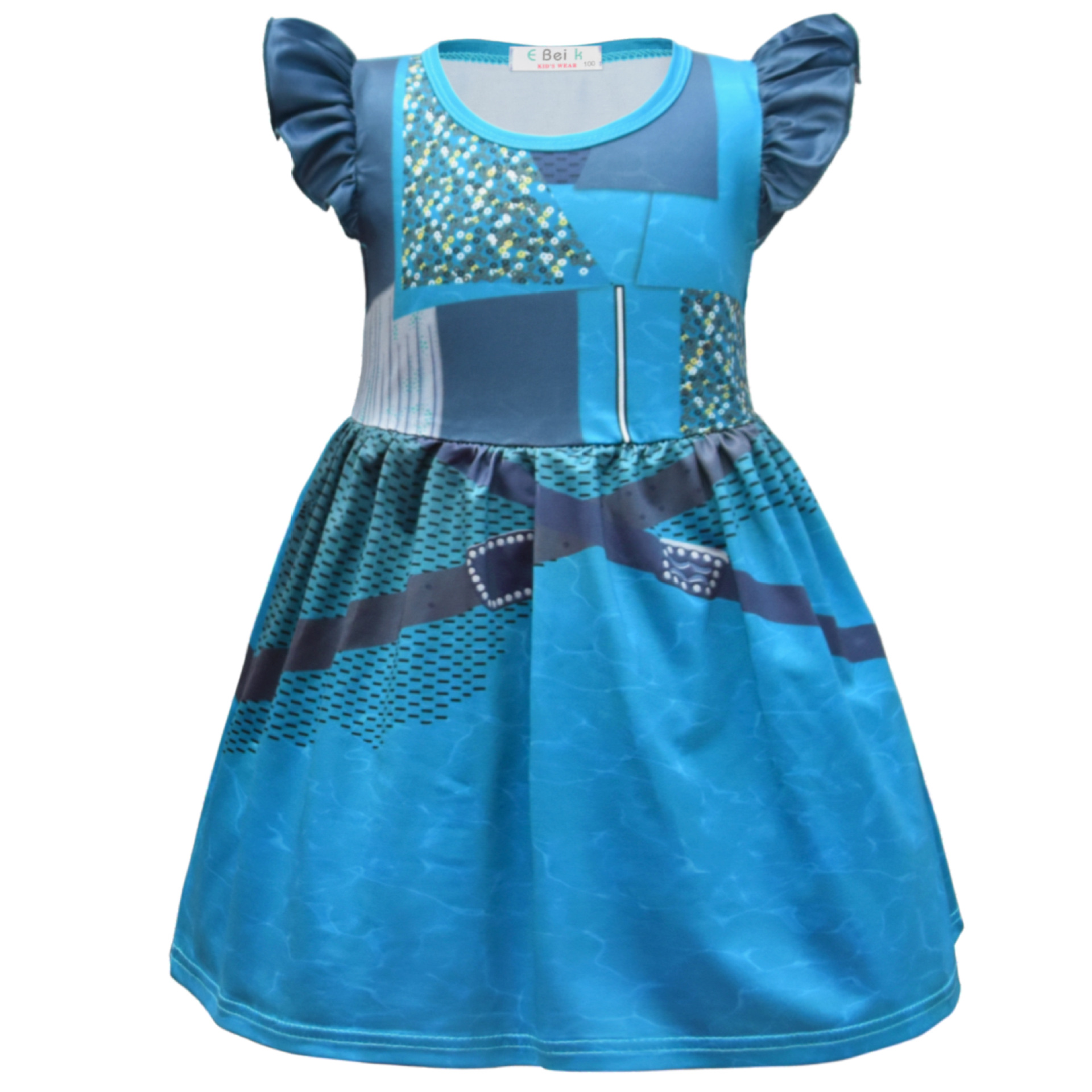 2020欧美descendants3后裔3玛尔角色服装 中大童女童连衣裙 39113