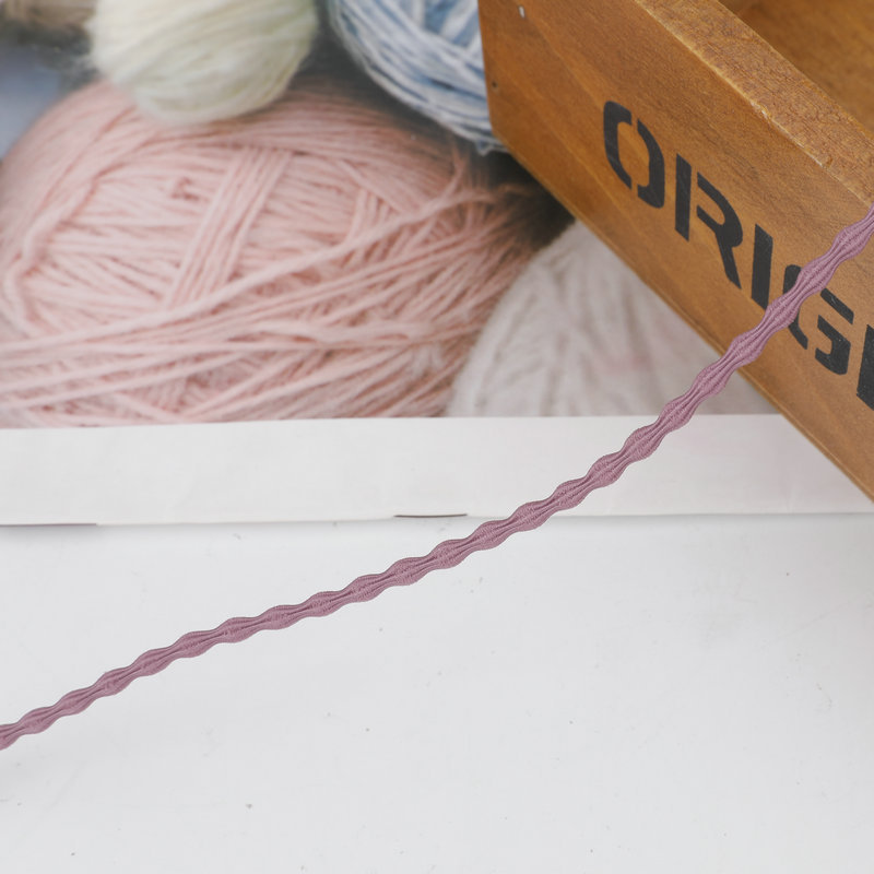 波浪豆扁带条纹皮筋diy手工制作饰品配件基础扎头绳发圈发饰品