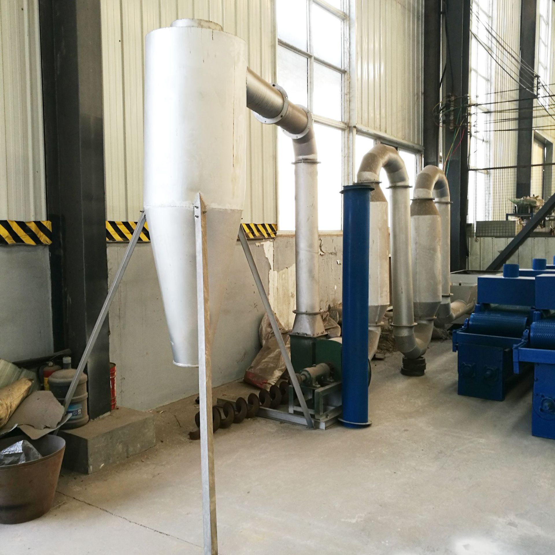 脉冲式锯末气流烘干机 管道组装式粮食烘干机 红薯玉米淀粉烘干机