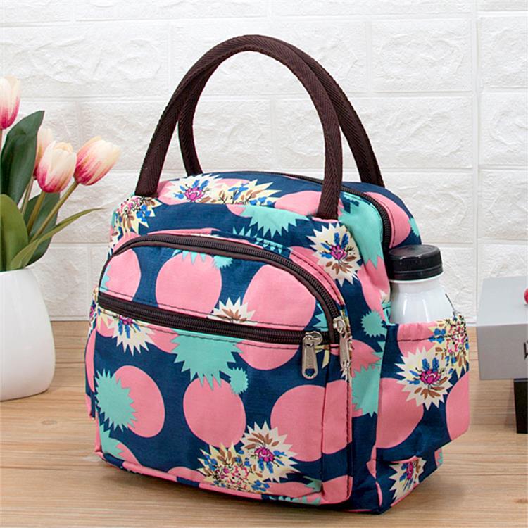 2021 Factory Spot Hand-Held Cosmetic Bag Women's Bag Large Capacity Lunch Bag Lunch Box Bag Mom Shopping Bag