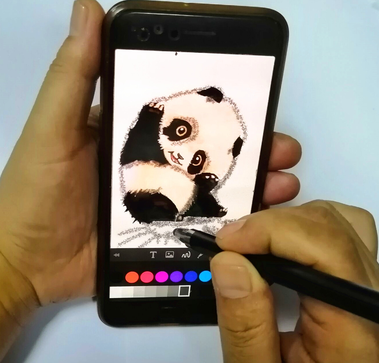 华为小米oppoipad细头电容笔手机平板绘画安卓通用触控笔不充电