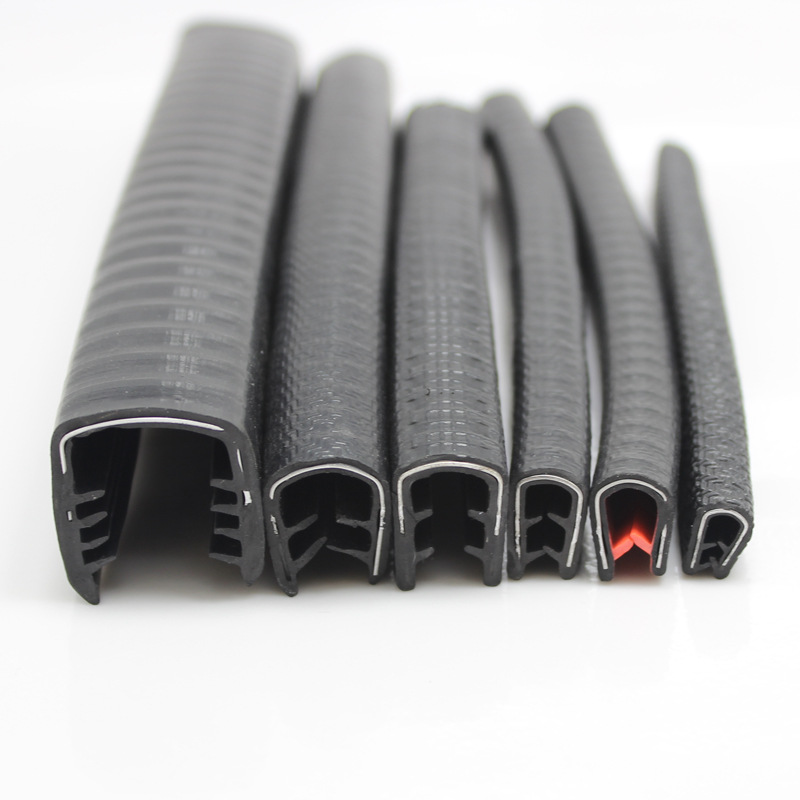 u型胶条 u型玻璃压条橡胶防护密封条 u型包边胶条 机箱柜门封边条