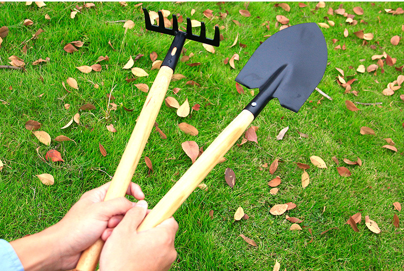 闲泰五金中长园艺铲子耙子种花种菜工具赶海工具儿童玩沙小铲挖土