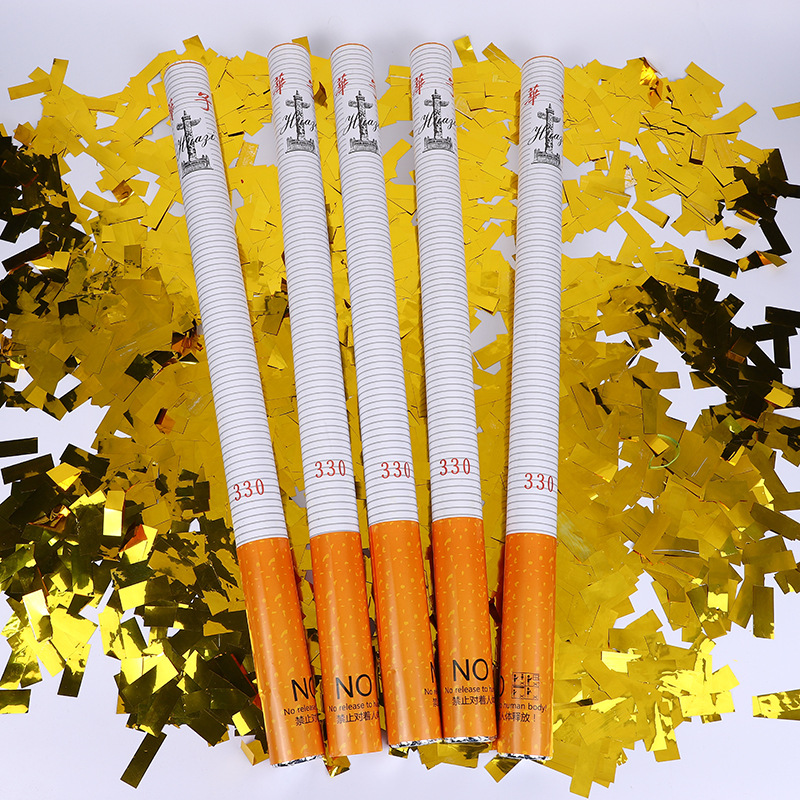 夜店ktv酒吧气氛道具电子手拧礼花筒婚庆用品 开业华子手持礼炮弹